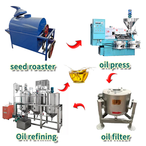 100-kg-500kg/h Máy ép dầu Sản xuất tại Trung Quốc dừa hạt cải dầu Máy ép ép bơ máy khai thác dầu - Product Image 2