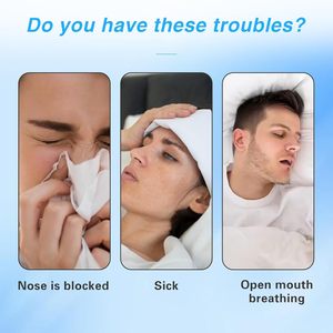 Bandes nasales respirantes pour le soulagement du ronflement Patch anti-ronflement pour une respiration facile OEM/ODM disponible - Product Image 5