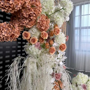 Arco de Orquídeas, Hortensias y Rosas de Seda Artificial para Hotel, Boda, Graduación, Día del Padre, Halloween - Product Image 3