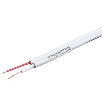 Venta caliente OEM Factory RG6 RG59 RG11 CCS Cable de cobre coaxial para cámara CCTV Cables de comunicación de video con cable de alimentación