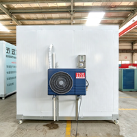 Chambre froide universelle préfabriquée pour ferme, congélation profonde personnalisée, maintien de la température, unité de condensation multi-tension, facile à utiliser, porte solaire