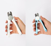 Coupe-ongles chat pour animaux de compagnie pour chats d'intérieur chiot chien coupe facile et sûre en acier inoxydable pour le toilettage des chats à la maison
