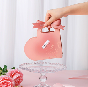 Wholesale 520 Valentine's Day Gift <b>Box</b> Romantic Pink Heart Shape Jewelry Gift <b>Set</b> for Girlfriend Creative Souvenir Gift <b>Box</b> - Product Image 5