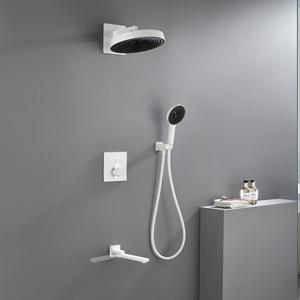 Set <span class=keywords><strong>Doccia</strong></span> Termostatico a Incasso con LED, Apertura a Spirale Doppia, Rame Puro, Acqua Calda/Fredda, Vendita Diretta dalla Fabbrica - Product Image 1