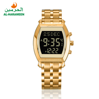 Montre musulmane étanche AL-HARAMEEN HA-6260, montre islamique avec boussole, direction de la Qibla, heure de prière