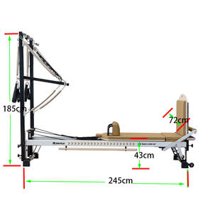 Torre Professionale per Pilates in Alluminio, Resistente e Portatile con Molle Regolabili per Esercizi Fisici e Uso in Studio Pilates - Product Image 2