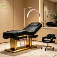Table de massage électrique, lit de beauté pour salon de coiffure et cosmétiques, lit de spa facial électrique inclinable