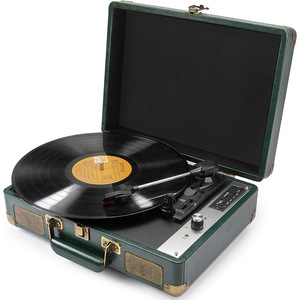 Factory Portable BT Vinyl <b>Record</b> <b>Player</b> Multi Color Suitcase Audio <b>Record</b> <b>Player</b> Home Desktop Entertainment USB Play Turntable - Product Image 3