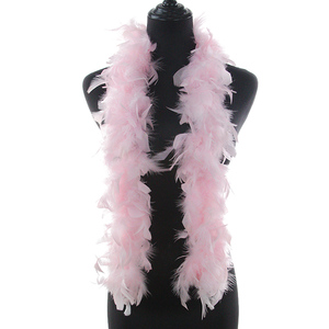 Boas <span class=keywords><strong>de</strong></span> <span class=keywords><strong>Plumas</strong></span> <span class=keywords><strong>de</strong></span> Chandelle para Niños, Color Rosa con Blanco, 20 Gramos, 48 Pulgadas, Venta al por Mayor <span class=keywords><strong>de</strong></span> Feather Factory - Product Image 6