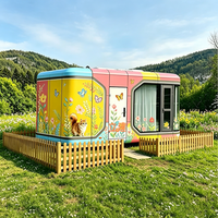 Versione Compatibile con Container: Capsula Spaziale Prefabbricata, Casa Modulare a Installazione Rapida per Dormitorio Operai, Campo, Ufficio, Hotel