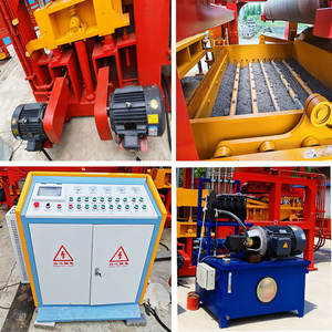 QT12-15 Automatische Pflaster- und Hohlblockmaschine Betonstein-Maschinerie Hydraulischer Druck Einfach zu Bedienen - Product Image 3