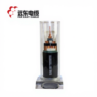 Cable de Potencia Far East ZC-YJV3*6+2*4 de Bajo Voltaje 0.6/1kV con Núcleo de Cobre y Revestimiento de Polietileno Reticulado para Energía Eléctrica