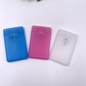 สเปรย์พลาสติกแบบแบนขนาดพกพา 20 มล. สีดำ น้ำเงิน ชมพู แดง ขาว รูปทรงบัตรเครดิต - Product Image 5