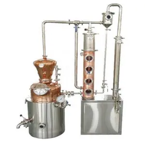 Álcool destilador pote sino caldeira óleo essencial destilação máquina uso doméstico pequena flor óleo destilador