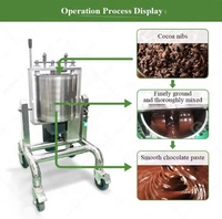 Raffineur de chocolat haute précision 10L 25L, moulin à pierre de granit, machine à broyer le cacao, réglage de la finesse