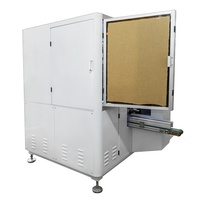 Machine d'impression rotative entièrement automatique 1 couleur avec système de traitement à la flamme et de polymérisation UV pour bouteilles, bouchons, gobelets et cylindres en plastique