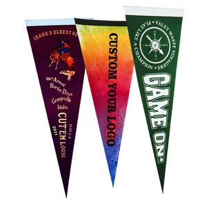 Bandera de Fieltro Navideña, Diseño de Decoración Navideña para Fiestas, Bandera Triangular de Fieltro para Decoración de Exteriores - Product Image 1