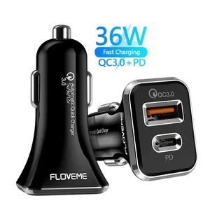 Acessório de carregamento rápido para carros, encomenda grátis, carregador android, tipo c, qc3.0, mini cargador 20w, c, carregador pd 20w, adaptador de alimentação