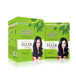 VOJO 암모니아 무료 vip 헤어 컬러 샴푸 화이트 헤어 블랙 샴푸 블랙 tintes para el cabello