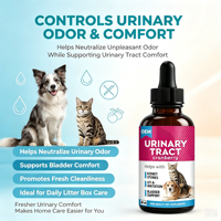 Vente en gros Usine chinoise OEM Marque privée Gouttes pour chiens et chats pour la détoxification hépatique et le soutien urinaire