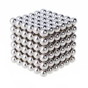 Bola Magnet Bumi Bulat langka bola Magnet Ndfeb bahan magnetik nikel ukuran besar 38mm berwarna pelangi Bucky Magnet bola Neodymium