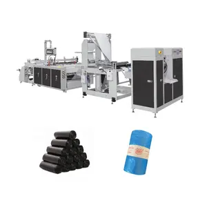 High Speed Rotary Seal Bag on Roll Making Machine Garbage Bag Equipment Producing Plastic Bag Heat Sealing Hot Cutting