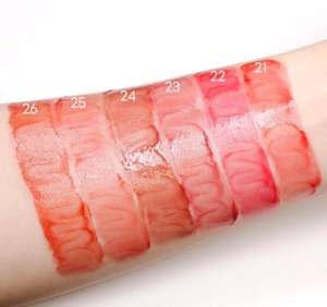 PRELUDE DINTO La Belle Rose Plumping Lip Tint 24 Dusk Rose Acabado mate aterciopelado Brillo de labios no pegajoso de larga duración - Product Image 2