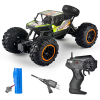 Voiture télécommandée tout-terrain 2,4 GHz à piles, jouet radiocommandé pour enfants, véhicule RC, voiture de cascades RC pour garçons