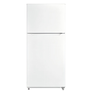 Réfrigérateur double porte sans givre en acier inoxydable 110 V, 20,2 pieds cubes, congélateur supérieur, pour usage domestique - Product Image 1