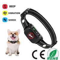 OEM/ODM Smart AI Chip Anti-Bell-Halsband für Hunde in allen Größen mit 8 einstellbaren Empfindlichkeitsstufen und 3 Modi – Schock-Anti-Bell-Halsband für Hunde