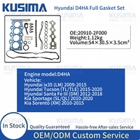 Paket Perbaikan Mesin D4HA Pengganti Langsung, Termasuk Gasket Lengkap, Gasket Kepala Silinder, dan Seal Oli untuk Hyundai Kia 2.0CRDi Diesel