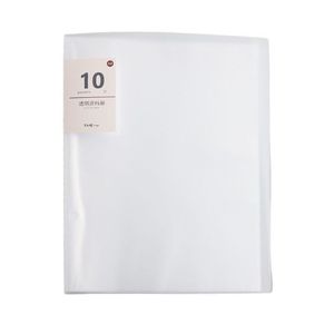 Carpeta de documentos transparente A4 Xi Peptide, 100 páginas, almacenamiento de archivos gruesos, soporte para certificados de exámenes, uso en oficina - Product Image 3
