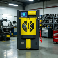 Nouvelle machine de réparation de jantes en alliage à découpe diamantée verticale AWR701VP