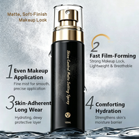 Spray fixateur de maquillage liquide longue tenue, anti-rides, résistant à l'eau, contrôle du sébum, fini mat, pour tous types de peaux
