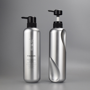 Nhà Sản Xuất Chai 19.5Oz Chai Nhựa Rỗng Bạc Mạ Điện Độc Đáo Chai Đựng Dầu Gội Bạc Mạ Điện - Product Image 2