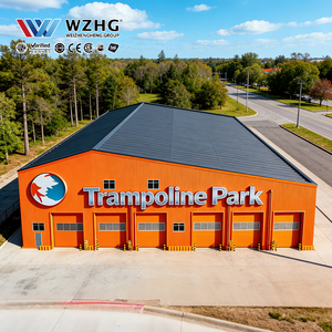 Centro de Trampolines de Acero Anticorrosión, Estructura de Doble Piso de Alta Resistencia, Larga Duración, Vano Abierto y Confiable - Product Image 1