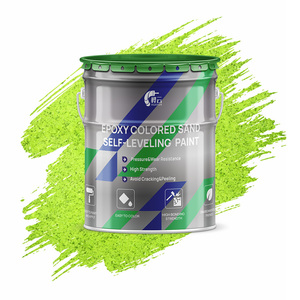 Revestimiento de Piso Autonivelante de Arena Epóxica de Color, Pintura Decorativa para Pisos Resistente al Desgaste y sin Juntas - Product Image 2