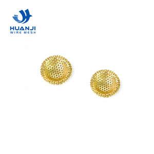 Capuchon de filtre à dôme double couche en tôle perforée, maille carrée tissée à bord festonné pour brûleur à mazout et injecteur de carburant - Product Image 6