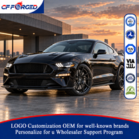 Jantes forgées monobloc sport personnalisées de qualité supérieure, finition noire brillante, 5x114.3, 19 et 20 pouces, pour Ford Mustang GT Performance
