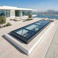 Ventana de Techo de Vidrio Abatible de Aluminio de 70 Grados para Ventilación de Áticos de Casas de Campo Europeas, Diseño Personalizado