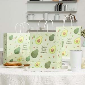 Sac en papier kraft durable en vente chaude, style classique, emballage rose, sac de shopping pliable avec logo personnalisé - Product Image 2