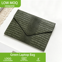 Bolso de Mano Tipo Sobre de PVC con Logotipo Personalizado, Bolso de Lujo para Portátil para Mujer