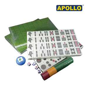Factory Supply High Quality Chinese <b>Mahjong</b> <b>Set</b> Green Durable <b>Mahjong</b> - Product Image 2
