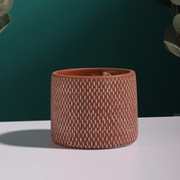 Design moderne maison décoration de mariage couleur bougeoirs bon marché pots concrets de bougie