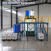 5000L PCE Ekipmanlı Polietilen Paslanmaz Çelik Sentez Tesisi Ölçüm ve Besleme Platformlu FRHSPCE-5000