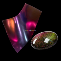 Hersteller Kosmetik Veganes Chamäleon Schwarz Blau Lila Pulver Farbwechselndes Metallisches Mica Perl-Pigment