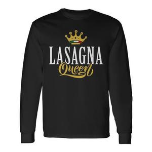 Camiseta de manga larga Lasagna Queen Premium, comida italiana, pasta, cocina - Product Image 1