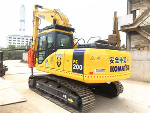 Excavadora usada de alta calidad de 20 toneladas, excavadora Komatsu PC200 con martillo rompedor a la venta - Product Image 4