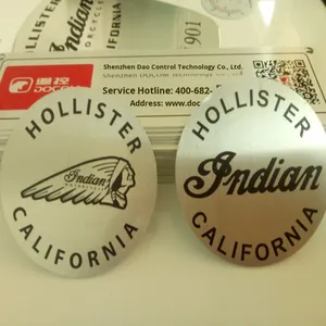 Tùy chỉnh khắc Kim Loại dấu hiệu tên nơi sản xuất màn hình lụa nhôm khắc đóng dấu phần cứng cho khắc logo kim loại thủ công mỹ nghệ - Product Image 1