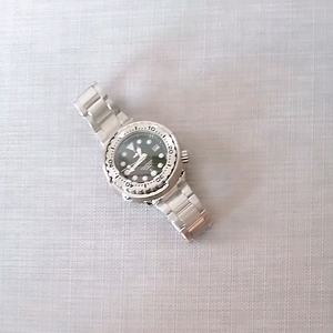 Rts สต็อกฟรีจัดส่งคุณภาพสูง Sapphire 30atm C3 Sliver นักรบปลาญี่ปุ่น Nh35สแตนเลสสตีล Diver สำหรับขาย - Product Image 2